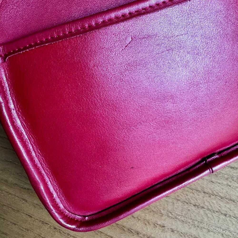 Coach Red Leather Crossbody Bag - Picture 3 of 16